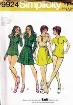 Vintage 1972 Misses&#39; BODY SUIT &amp; WRAP SKIRT Simplicity Pattern 9924-s Sz... - £9.43 GBP