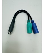 Notebook/Laptop PS2 Y/Splitter Mouse&amp;Keyboard Cable/Cord/Wire Adapter - New - £2.72 GBP