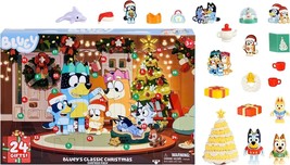 Bluey&#39;s Family Christmas Advent Calendar 2023 Pack NEW 24 Gifts Bluey NE... - £44.17 GBP