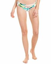 Trina Turk Women&#39;s Standard Shirred Side Hipster Pant Bikini Swimsuit Bottom, Bl - £46.99 GBP