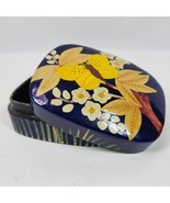 Vintage Butterfly India Trinket Container w/ Lid Approx 4x3.25x1.5 Inch - €9,78 EUR