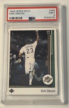 Kirk Gibson 1989 Upper Deck Card #666 LA Dodgers 1988 World Series Great... - $42.08