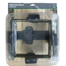 OZCO 51786 Ironwood 6x6 Post Band New Galvanized Steel Black Powder-Coated - $47.51
