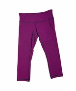 Lululemon Purple Capri Cropped Leggings Size 8 - $533.48 MXN