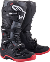 Alpinestars Mens MX Offroad Tech 7 Boots Black/Gray/Red 11 - $439.95