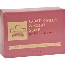 Nubian Heritage Soap Bar Goats Mlk Chai - £23.97 GBP