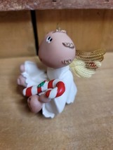 2001 Angel Cheeks Russ Angel w/ Candy Cane No 22000 Kirks Kritters Vintage - $19.79