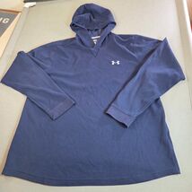Under Armour ColdGear Hoodie 2XL Loose Fit Blue Pullover Jordan 2016 - $24.95