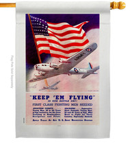 Keep &#39;em Flying - Impressions Decorative House Flag H183049-BO - £29.08 GBP