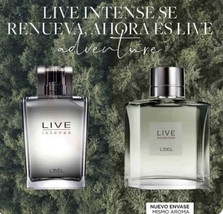 L&#39;Bel Live Intense, Now Live Adventure!! 3.4 fl oz Men Perfume - £29.09 GBP