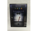 *Punched* Path Of Exile Exilecon Iron Staff Of Merciless Magic Trading Card - $19.80