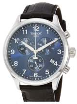 Tissot Men&#39;s Chrono XL Stainless Steel Swiss Quartz Leather Strap T1166171604700 - £219.82 GBP