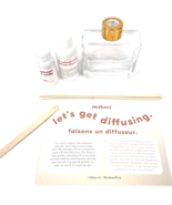 Makesy Glass Reed Diffuser Kit Gold Cashmere &amp; Vanilla Scent  - $26.50