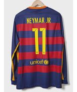 Soccer Jersey Blockcore Barcelona 2015/16 Home Long Sleeve Shirt Name Se... - €32,66 EUR