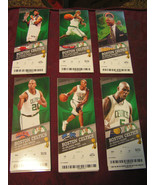 Boston Celtics Vs Knicks,Bulls,Magic,Hawks,Nuggets,Pacers Ticket Stubs L... - £26.56 GBP