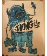 The Thing Poster U.S. Spring Tour 2007 Signed Silkscreen - $61.93 CAD