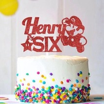 Mario Any Name Cake Topper | Theme Birthday Cake Topper | ANY Name Cake ... - £6.27 GBP