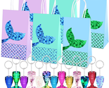 Mermaid Party Favors Bags Set 26 Pieces Mermaid Paper Bags Party Favor M... - £16.14 GBP