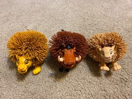 Vintage 90s Disney Koosh Ball Critters Lion King Rare Simba, Pumba, Nala - £22.48 GBP