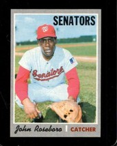 1970 TOPPS #655 JOHN ROSEBORO NMMT SENATORS NICELY CENTERED *INVAJ390 - $34.29