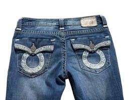 Big Star Remy Boot Jeans Womens Size 27 Low Rise Bootcut Flex Stretch Denim - £14.22 GBP