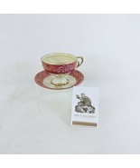 Teacup Saucer Royal Crown #905 Pink Gold Pearlized Iridescent Vintage - €48,73 EUR