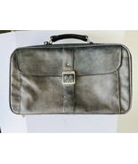 Samsonite Vintage Gray Soft Leather Luggage - Retro Suitcase 22” X 8” X 12” - $69.00