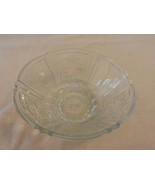Vintage Glass Medium Dip or Candy Bowl Starburst Center and sides thatch... - £31.45 GBP