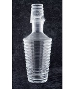 Orrefors Ribbed Crystal Decanter Nice Condition 10.5&quot; Tall Etched - $519.19 CAD