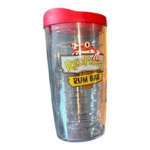 Carnival Cruise Lines Red Frog Rum Bar Insulated 16 oz Tumbler Tervis Cup w/ Lid - £12.30 GBP