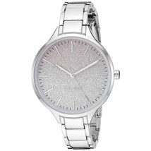 Nine West Women&#39;s Silver-Tone Bracelet Watch, NW/2337OMSV - £27.23 GBP