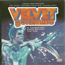 Velvet Goldmine Ewan Mc Gregor Toni Collette Jonathan Rhys Meyers R2 Dvd - £10.20 GBP