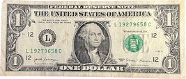 $1 One Dollar Bill 19279658 birthday anniversary September 6 or June 9, ... - $9.99