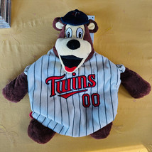 Vintage Minnesota Twins T. C. Bear Childs&#39; Draw String Backpack - £15.59 GBP