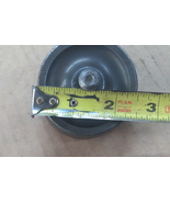 Antique Steel Caster Wheel 2-1/2&quot; Diameter  1&quot; Wide  5/16&quot; Bolt Pin 7/16... - £21.31 GBP