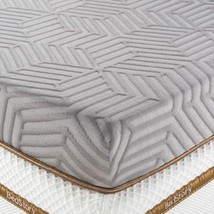 BedStory 3 Inch Memory Foam Mattress Topper Full, Gel &amp; Bamboo Charcoal ... - £135.08 GBP