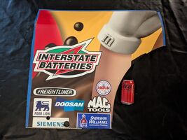 2009 Kyle Busch Joe Gibbs M&amp;M Quart Panneau Feuille Métal Nascar - $571.71