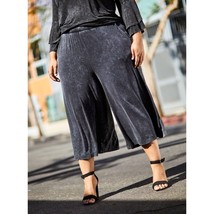 Torrid Crop Pull On Wide Leg Super Soft High Rise Culotte Pants Womens Size 3 3X - £15.41 GBP