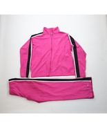 Vintage 90s Y2K Nike Womens Large Travis Scott Mini Swoosh 2 Piece Track... - $98.95