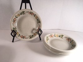 Lot Of 5 Wedgwood England Quince Coupe Soup Bowl Fruits 7 3/8” Stoneware #1 - £21.82 GBP