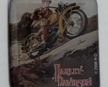 Harley Davidson Yellow Motorcycle Bike Rider 2008 HD Souvenir Fridge Magnet - $8.99