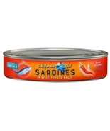 California Girl Sardines Spicy in Tomato Sauce 15 Oz (Pack Of 8 Cans) - €85,08 EUR