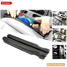 Leather Car Seat Gap Filler 2 Pack Black for Interior Space Management - $19.75