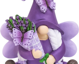 Mothers Day Gifts for Mom Her Women, Lavender Gnomes Decor, Spring Resin... - £29.39 GBP