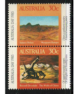 AUSTRALIA 1985 VERY FINE MNH PAIR STAMP SCOTT # 943a - $1.47