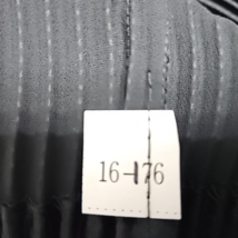 Jones NY Skirt Black Mozambique Pleated Size 16 image 6