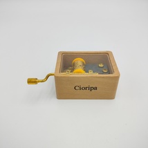 Cioripa Music boxes Exquisite Wood Vintage Music Box with Hand Cranked f... - £10.35 GBP