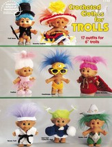 17 Outfits Clothes For 6&quot; Trolls Karate Jogger Senorita Crochet Patterns - $13.99