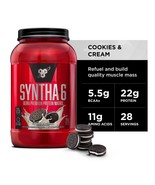 Syntha 6 Whey Protein Powder, Cookies &amp; Cream, 2.91Lb - €62,99 EUR