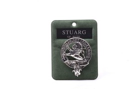 Munetoshi Clan Stuart of Bute Scottish Crest Badge Brooch Pin for Clothes Gift S - £9.48 GBP